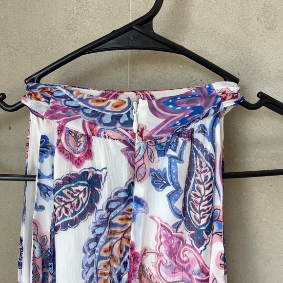 Gorgeous Milly Like New Halter Maxi Dress Size 6 Worn Once - Picture 5 of 7